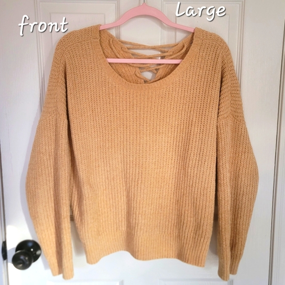 Women's Tan Sweater - Picture 1 of 2